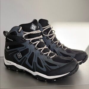 Columbia Black and Dark Gray Men's Athletic Shoes
